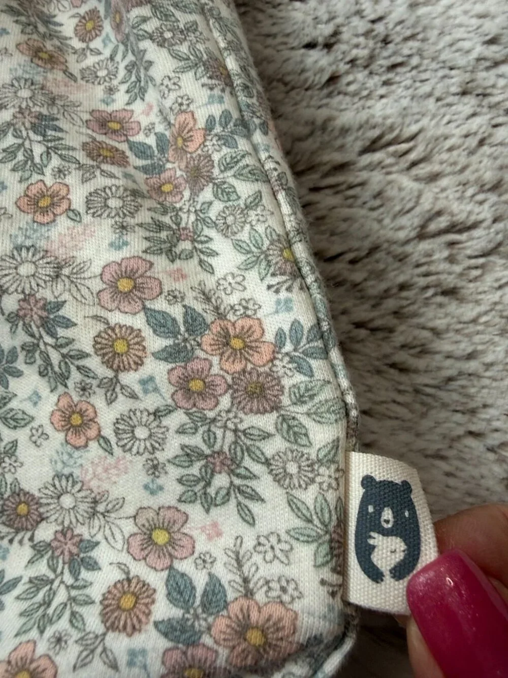 Rabbit + Bear pastel floral bodysuit baby girls 24 months girlhoodcore summer